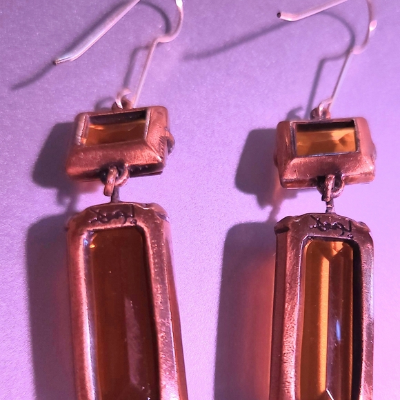 YSL 🇫🇷 Robert Goossens' PRISM cut earrings!!! Vintage *RARE FIND* - Picture 8 of 12